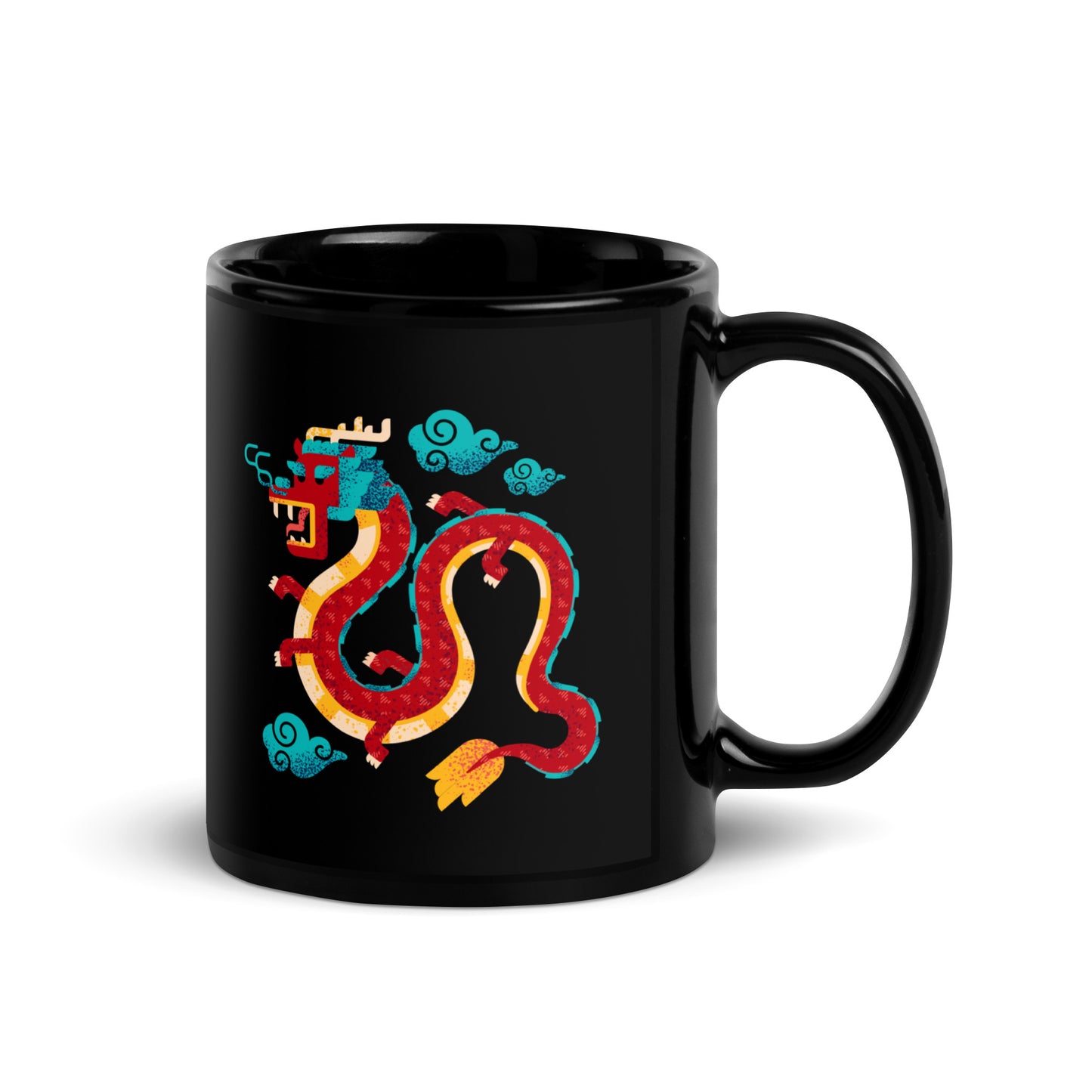 LS Dragon Black Glossy Mug (US Only)