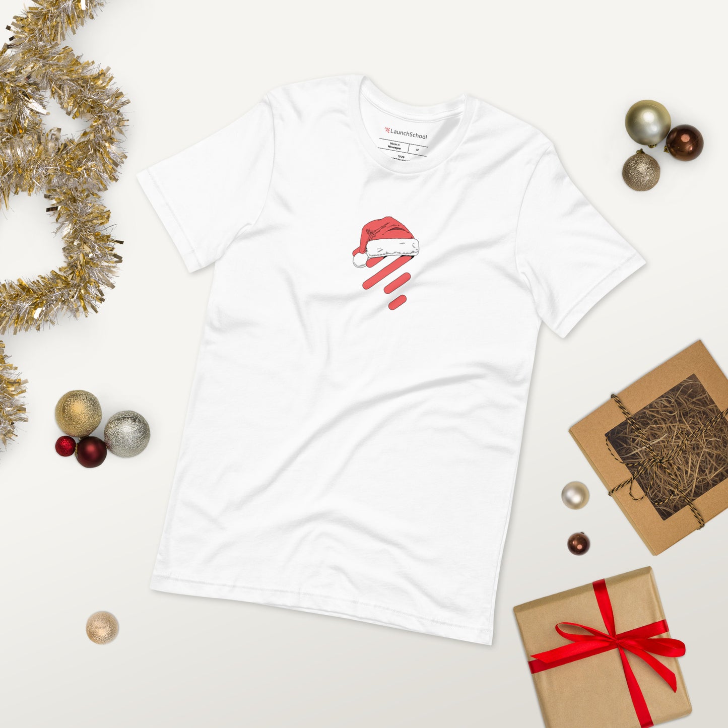 Santa Hat Logo Unisex t-shirt