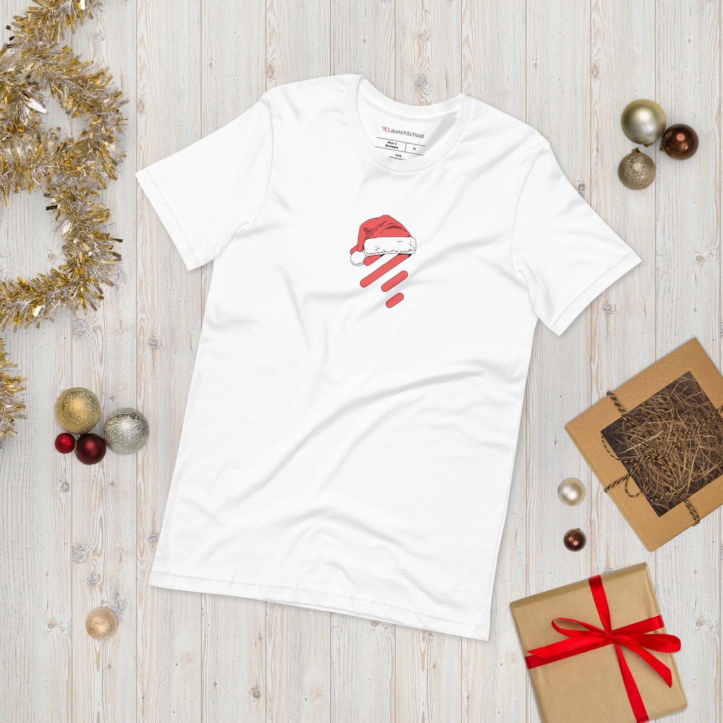 Santa Hat Logo Unisex t-shirt