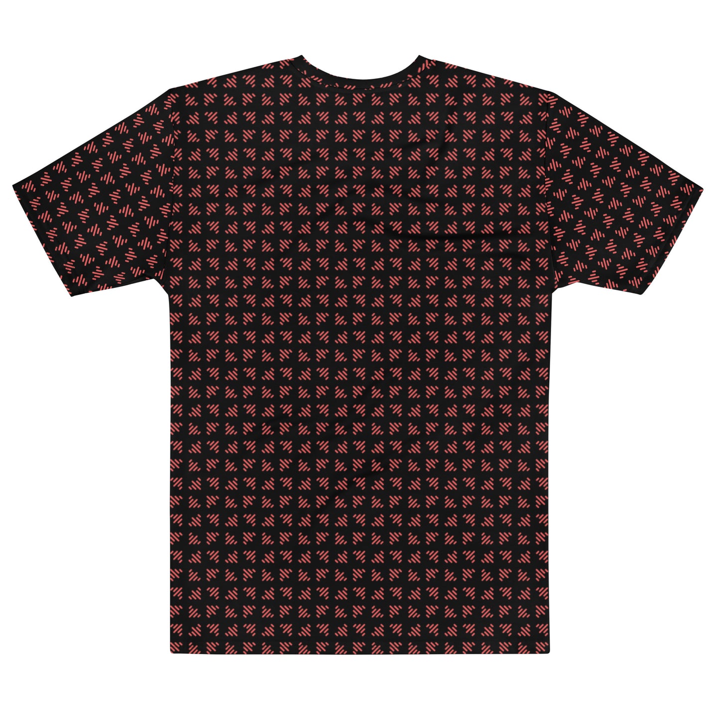 LS Men's Red/Black Airplane Pattern Tee