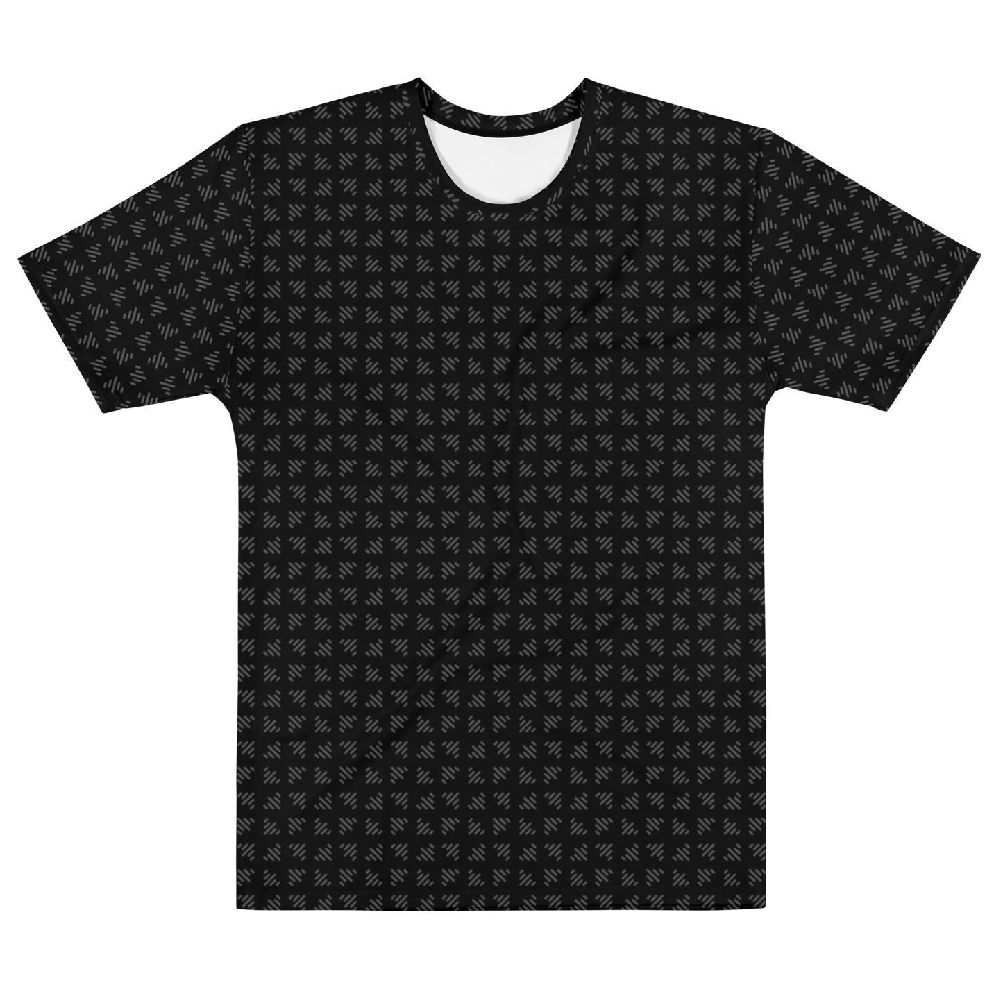 LS Men's Ultra Black Airplane Pattern Tee