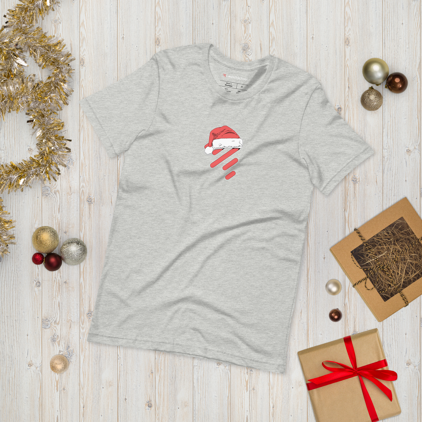 Santa Hat Logo Unisex t-shirt