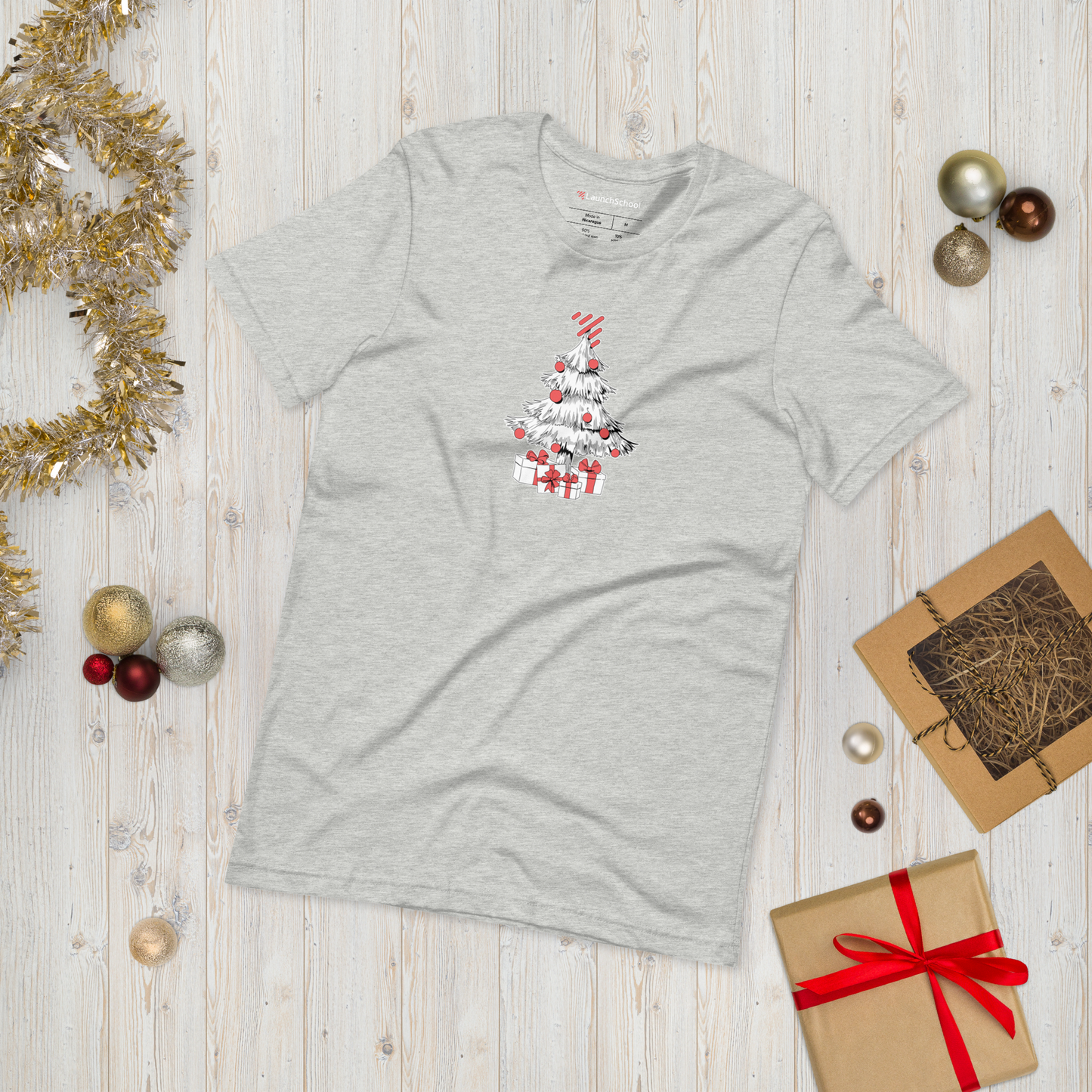 Xmas Tree Logo Unisex t-shirt