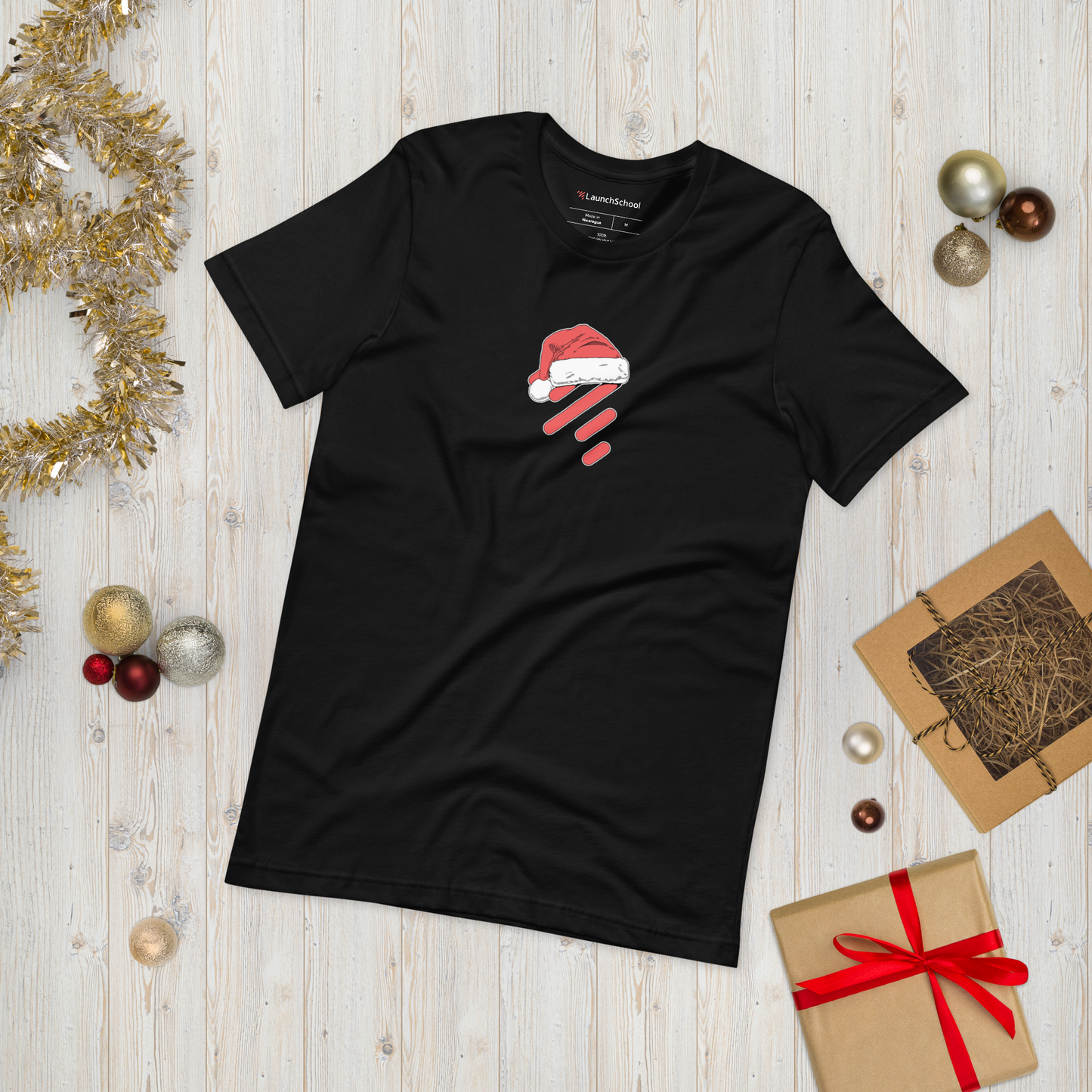 Santa Hat Logo Unisex t-shirt