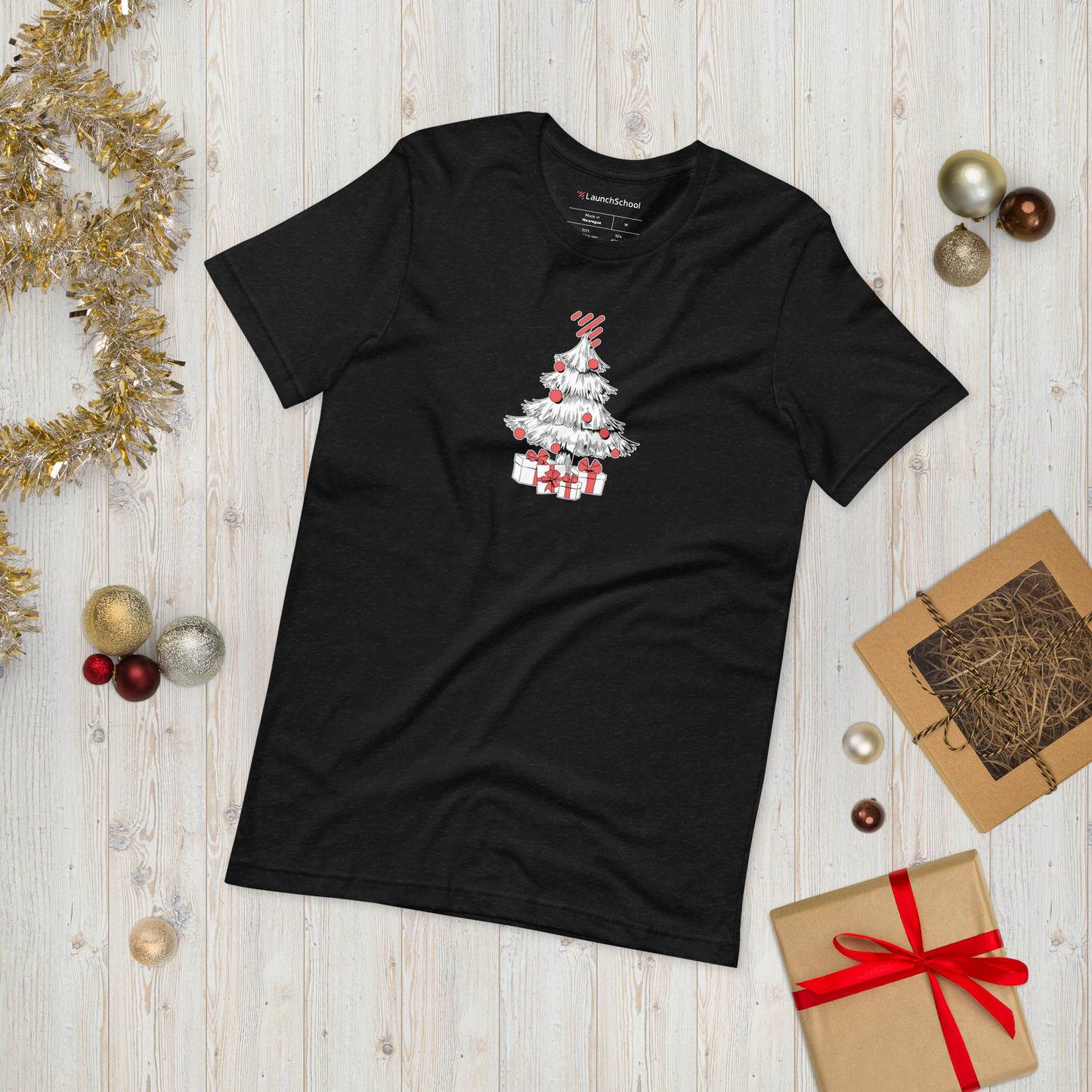 Xmas Tree Logo Unisex t-shirt