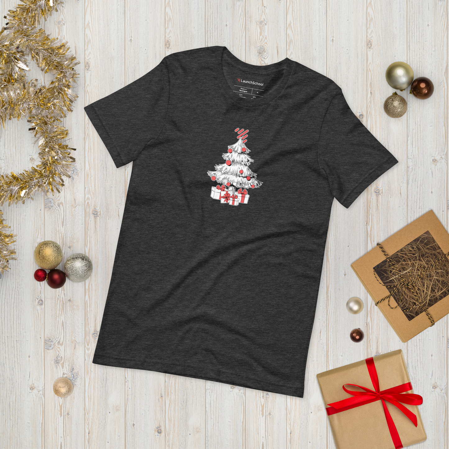 Xmas Tree Logo Unisex t-shirt