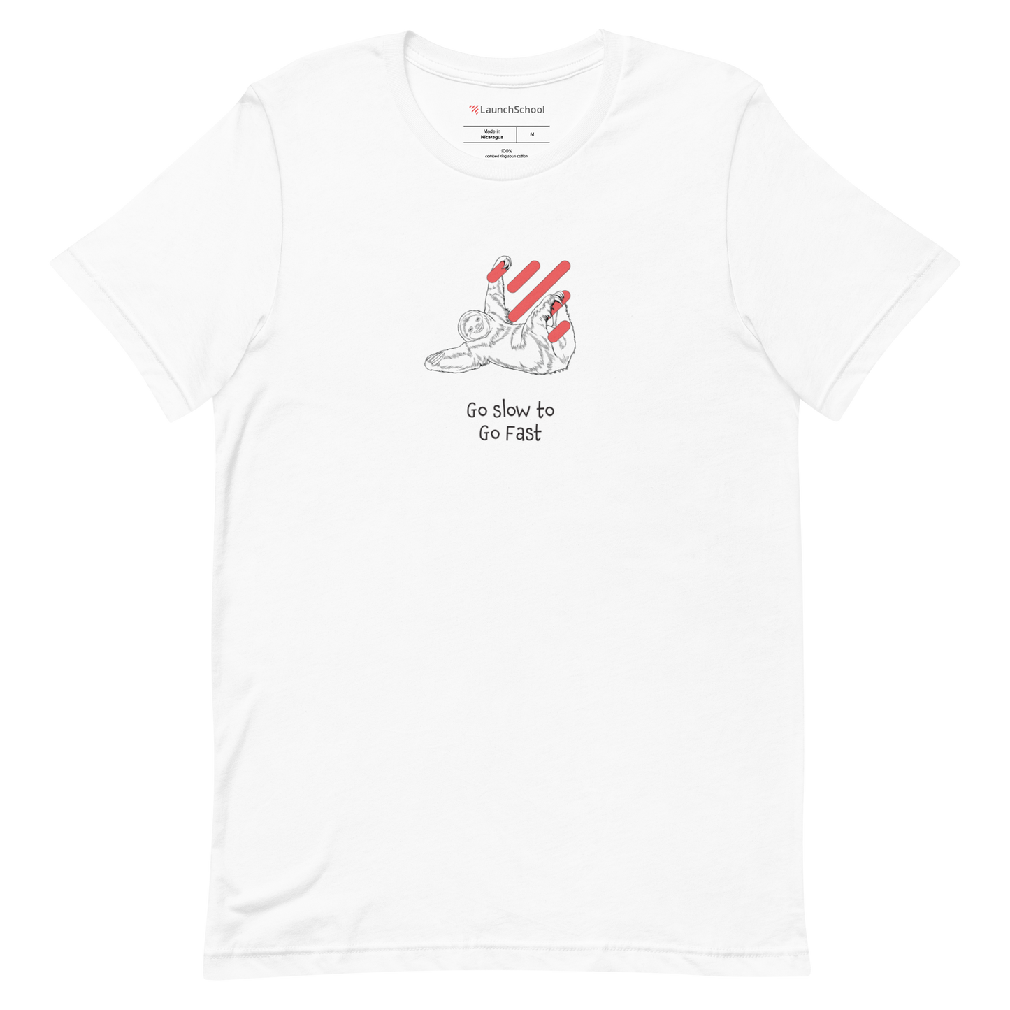 Go Slow Sloth Unisex t-shirt