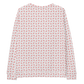 LS Unisex Red/White Airplane Pattern Sweatshirt